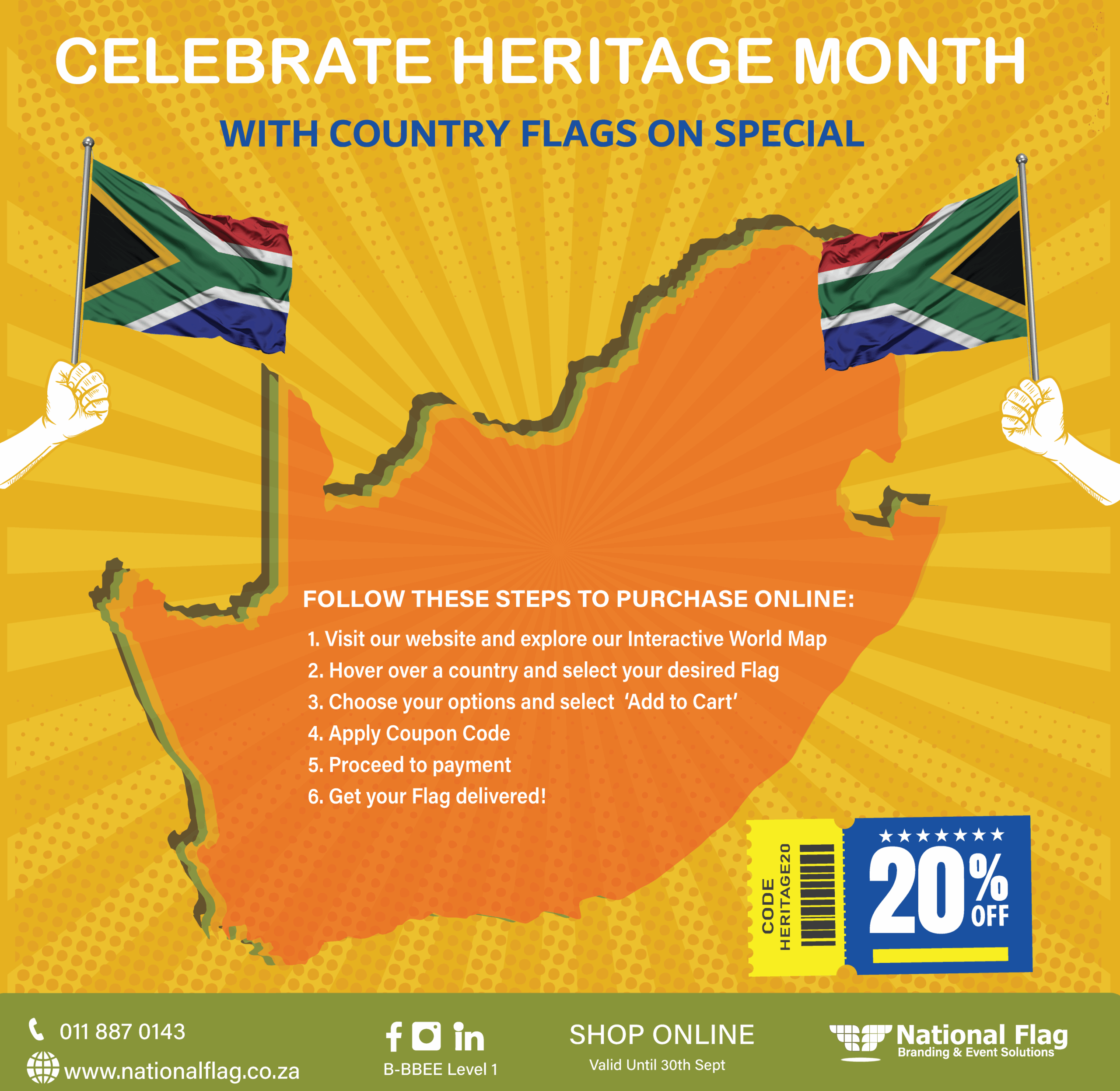 Heritage Month Promo National Flag