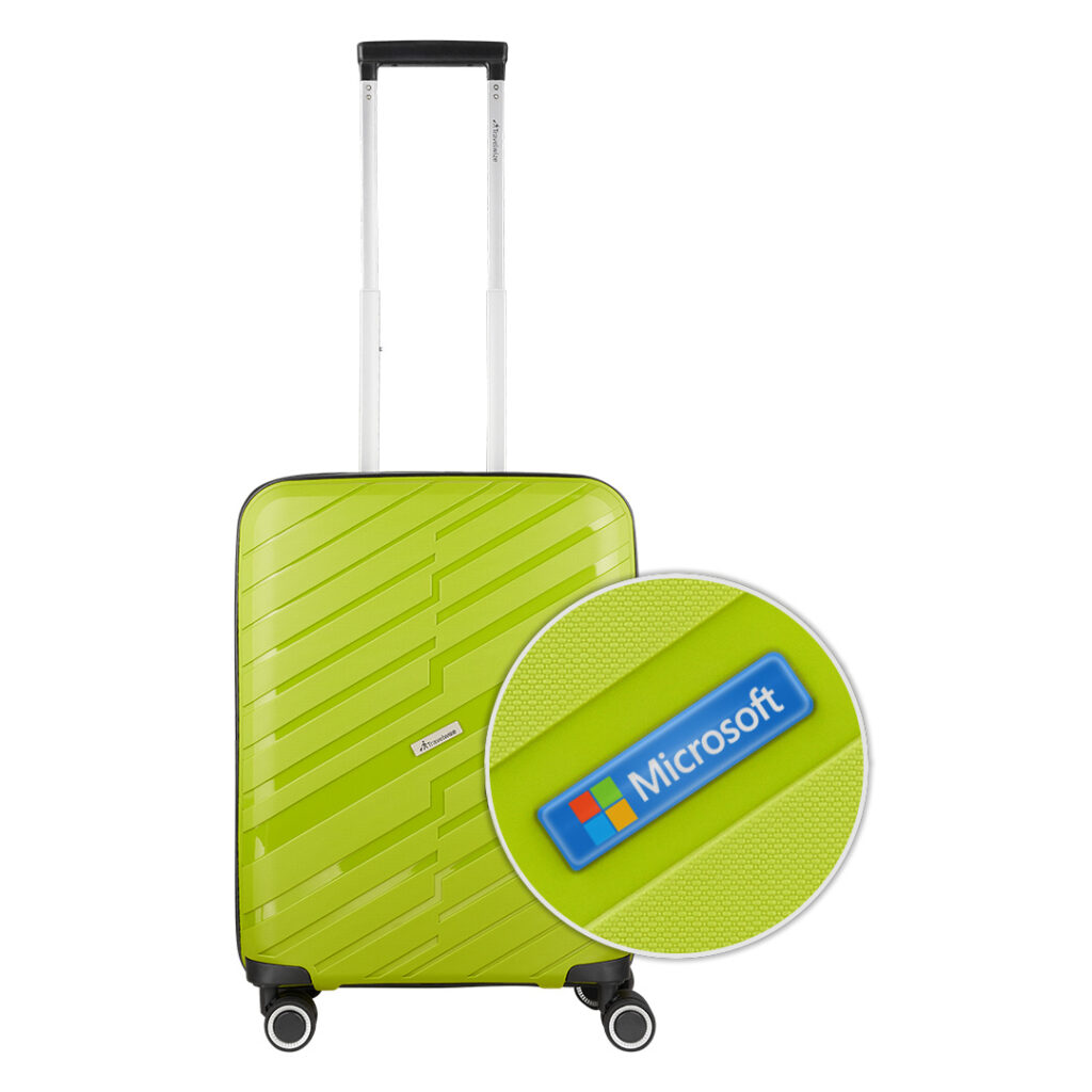 Travelwize Java PP 4-Wheel Spinner 55cm Luggage - National Flag